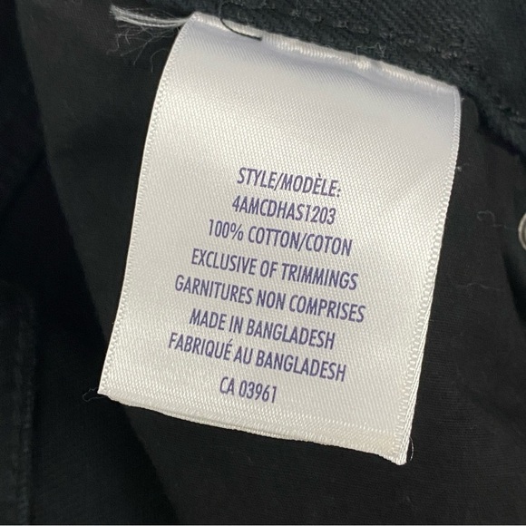 Denver Hayes Bootcut Jeans Size 38 X 30 100% Cotton Black - Picture 5 of 12